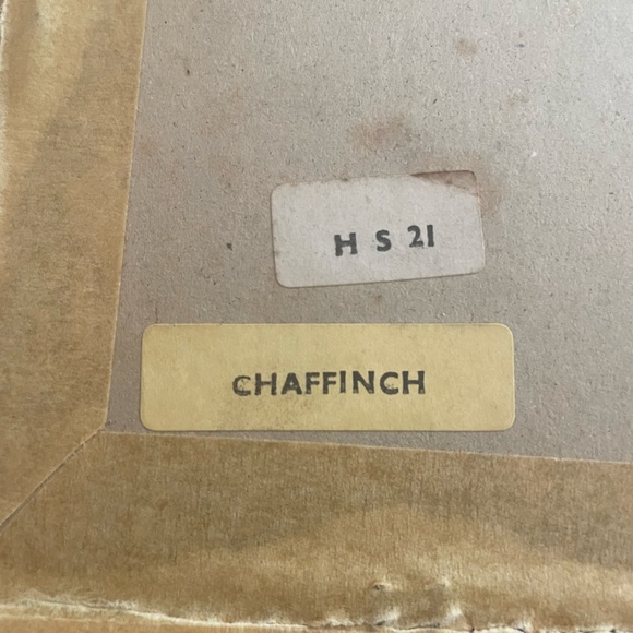 Gold framed bird print. True vintage! - Picture 3 of 3